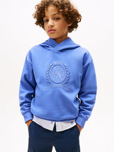 TOMMY HILFIGER Kids Tonal Crest Emb Graphic Hoodie